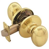 Egg Shape Passage Knob, Brass