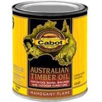 cabot voc australian timber oil, 1 qt mahogany flame