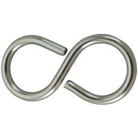 Closed S Hook, 2 1/8in. Stainless Steel