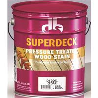 transparent stain, cedar 5 gal