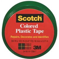 0375311 - 3/4X125IN GREEN PLASTIC TAPE
