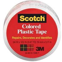Plastic Tape, Clear 3/4in. x 125in.