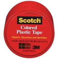 Scotch Plastic Tape, 1 1/2in. x 125in.