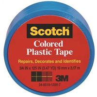 0375428 - 1-1/2X125IN BLUE PLASTIC TAPE
