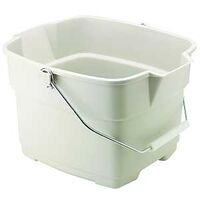 Plastic Utility Bucket, Light Platinum