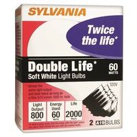 Double Life Soft White Bulb, 60 Watt