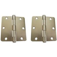 door hinge, 3 1/2in. satin brass