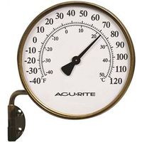 AcuRite 00334CASB Weather Resistant Dial Thermometer