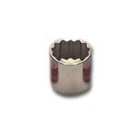 6 point 1/4in. drive standard socket, 3/8in.