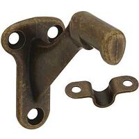 Hand Rail Bracket, Antique Brass