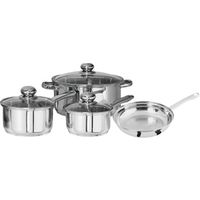 COOKWARE 7PC STAINLESS STEEL  