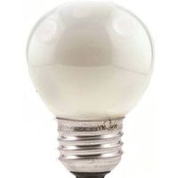 decorative light bulb with medium base, 60w white 2 pk