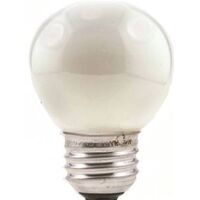 Decorative Light Bulb with Medium Base, 60W White 2 Pk