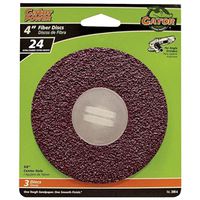 0470468 - 4X5/8 FIBER DISC 24GRIT 3PK