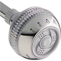 Fixed Mount Massage Shower Head, Chrome