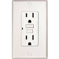 0498436 - 15AMP DUPLEX GFCI RECEPT WHITE