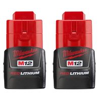 BATTERY M12 RED LITHIUM 2PK CP