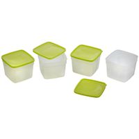 Arrow Plastic 00043 Stor Keeper Freezer Food Storage Container, 1.5 Pint, 4 Pack