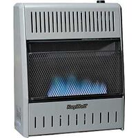 Dual Fuel Vent Free Blue Flame Wall Heater, 20,000 Btu