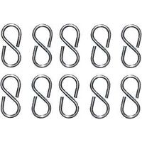 Steel S-Hook, 1 1/8in. Zinc