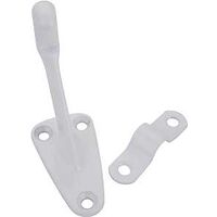 heavy duty hand rail bracket, white