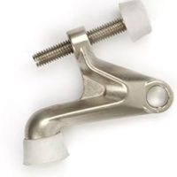 hinge pin door stop, satin nickel
