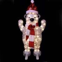 Icy Polar Bear Lighted Decoration, 30in.