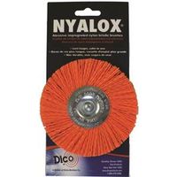 0570770 - 4"ORG MED NYALOX MOUNTED WHEEL