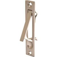 bypass door edge pull, 4in. satin nickel