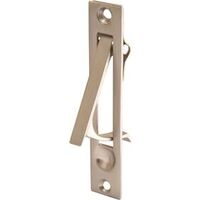 bypass door edge pull, 4in. satin nickel