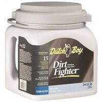 Exterior Latex Paint, 1 Gal Semi-Gloss Neutral Base