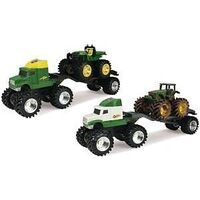 Monster Tread John Deere Assorted Truck Toys, 4 Pc