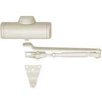 Door Closer, 85 Lb Ivory