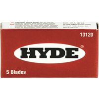 0637348 - 5PK SGL EDGE RAZOR BLADE