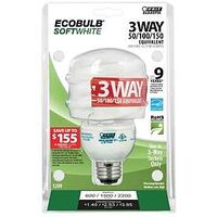 three way mini twist soft white bulb, 10-20-28 watt