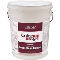 Interior Latex Paint, 5 Gal Semi-Gloss Pastel Base