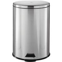 0663625 - STEP TRASH CAN ROUND 7L SS