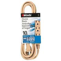 0677278 - 16/3X10FT BGE 3OUT EXTSN CORD