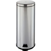 0678284 - STEP TRASH CAN ROUND 30L SS