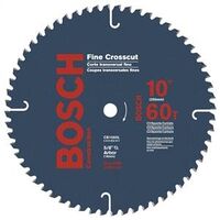 crosscut saw blade, 60 tooth 10in.