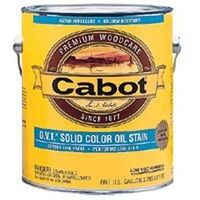 cabot ovt solid color oil stain, draft gray 1 gal