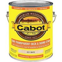 cabot semi-transparent oil, birch white 1 gal