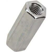 Threaded Rod Coupling Nut, 3/8-16 Zinc