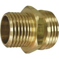 brass hose adapter, 3/4in. 1/2in. fip