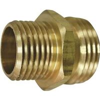brass hose adapter, 3/4in. 1/2in. fip