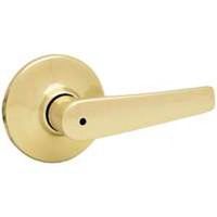 delta privacy leverset, polished brass