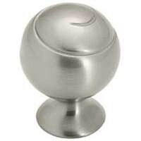 Spiral Ball Cabinet Knob, 1 3/4in. Nickel