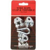 0726190 - CLIP&THIMBLE ZNC 3/16 3&1/CD