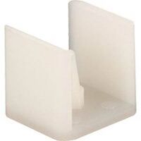 Slide Shower Door Bottom Guide, 17/32" x 19/32"