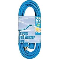 Coldflex Extension Cord, 15A x 25 Blue